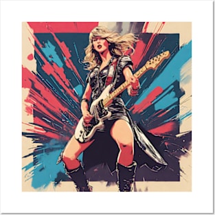 Taylor Swift vintage dnd style art Posters and Art